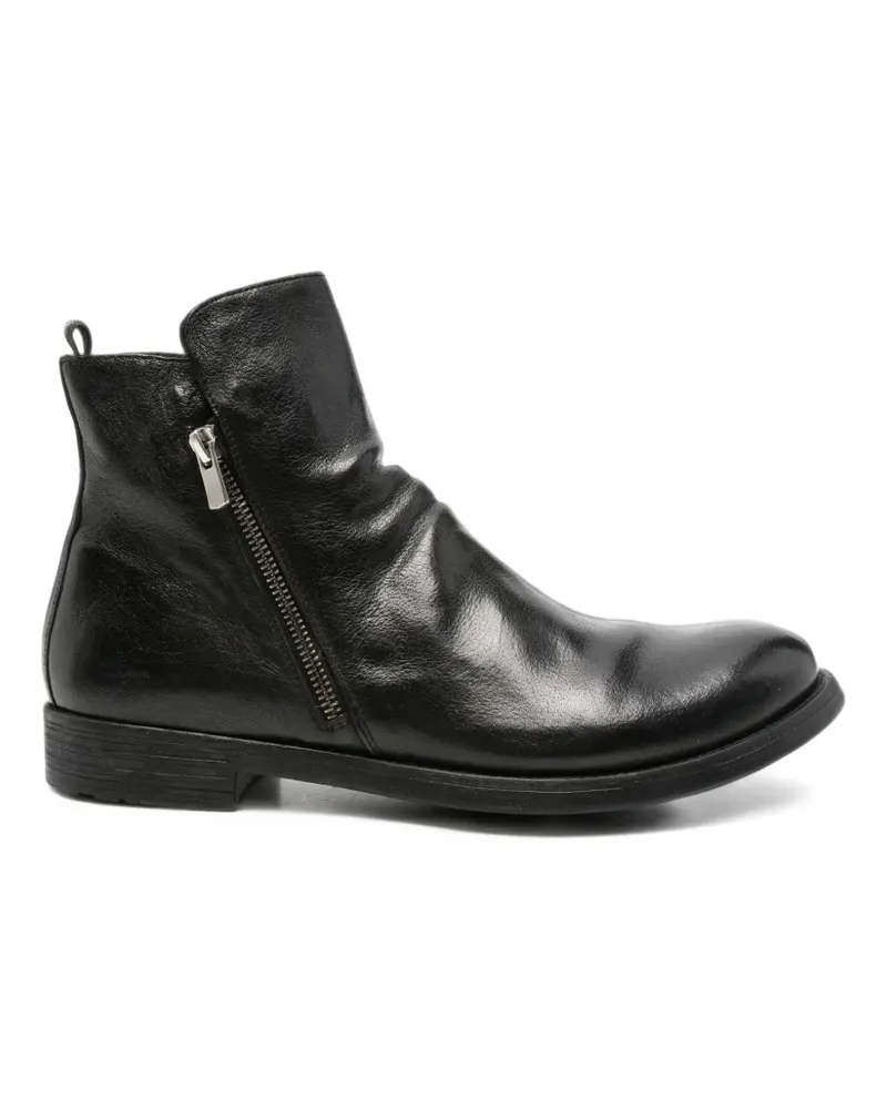 Officine Creative Italia Stiefel mit Reißverschluss - Schwarz Schwarz