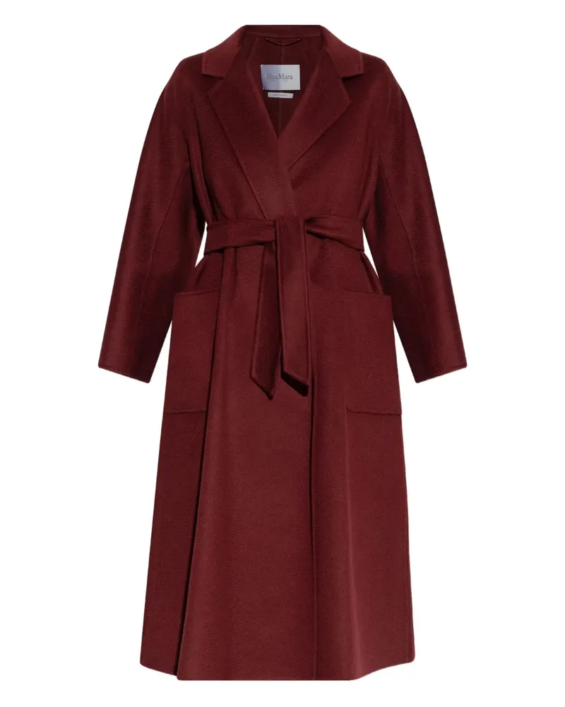 Max Mara Ludmilla Mantel mit Gürtel - Rot Rot