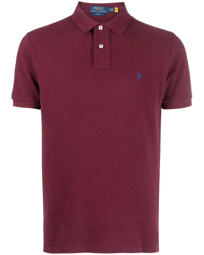 Ralph Lauren Poloshirt mit Logo-Stickerei - Rot Rot