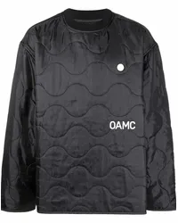 OAMC Steppjacke mit "Peacemaker"-Print Schwarz