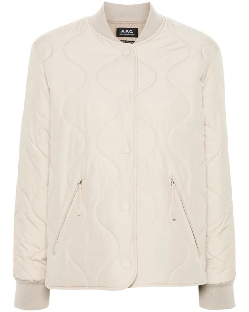 A.P.C. Wattierte Camila Jacke Nude