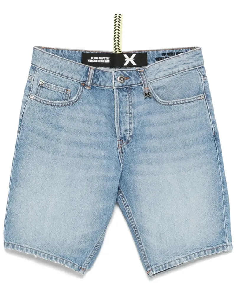 John Richmond Klassische Jeans-Shorts Blau