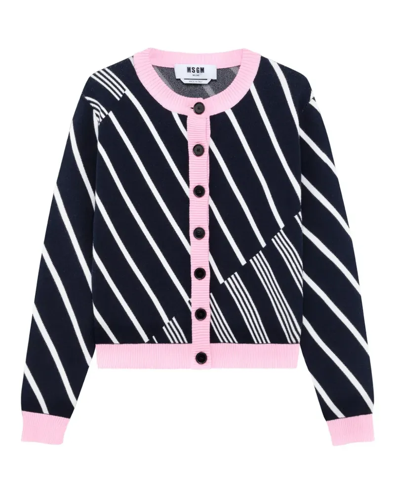 MSGM Geknöpfter Cardigan - Blau Blau