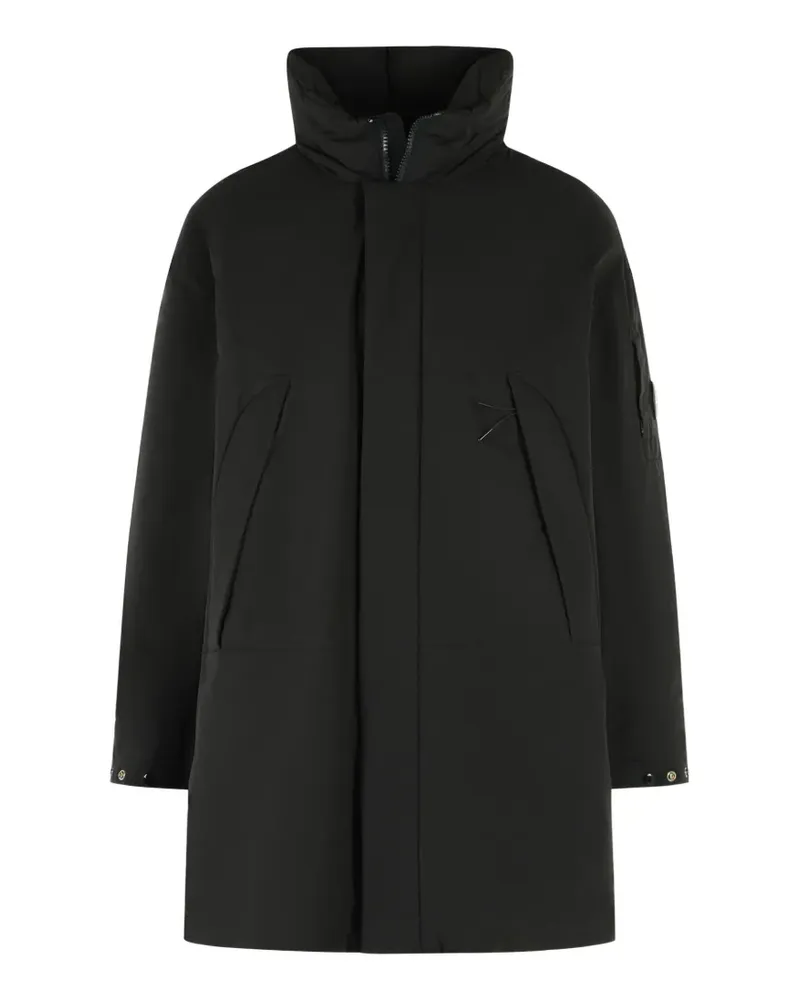 C.P. Company Pro-Trek Lente hooded down jacket - Schwarz Schwarz