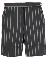 Thom Browne Gestreifte Shorts Grau