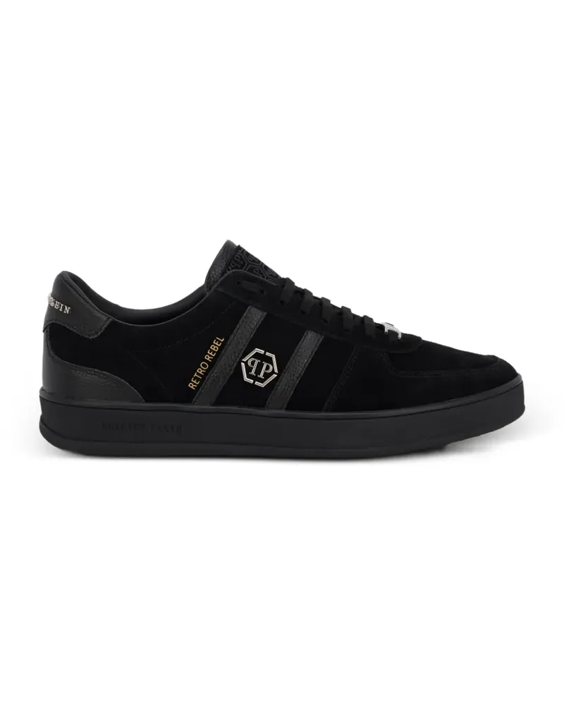 Philipp Plein Retro Rebel Sneakers - Schwarz Schwarz