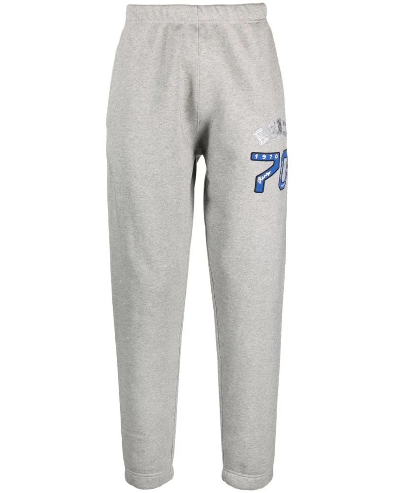 Kenzo Jogginghose mit Logo-Applikation - Grau Grau