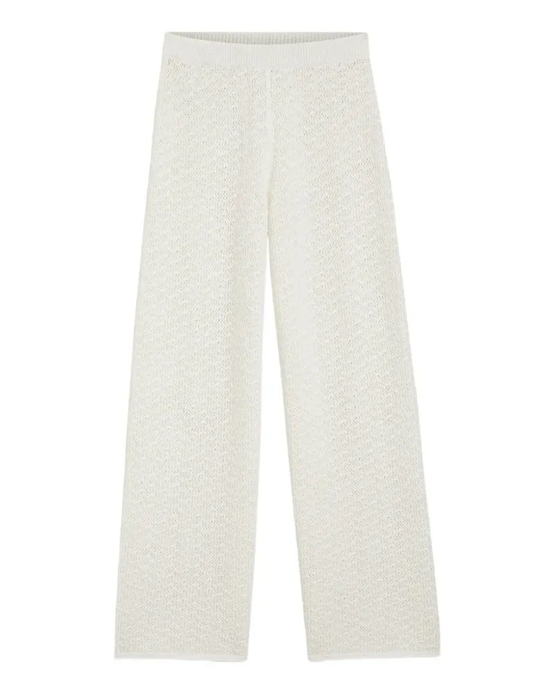 HUGO BOSS Gehäkelte Wide-Leg-Hose - Nude Nude