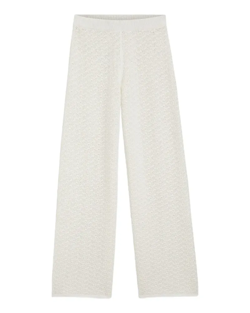 HUGO BOSS Gehäkelte Wide-Leg-Hose - Nude Nude