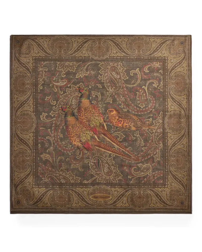 Ralph Lauren Schal mit Paisley-Print - Braun Braun