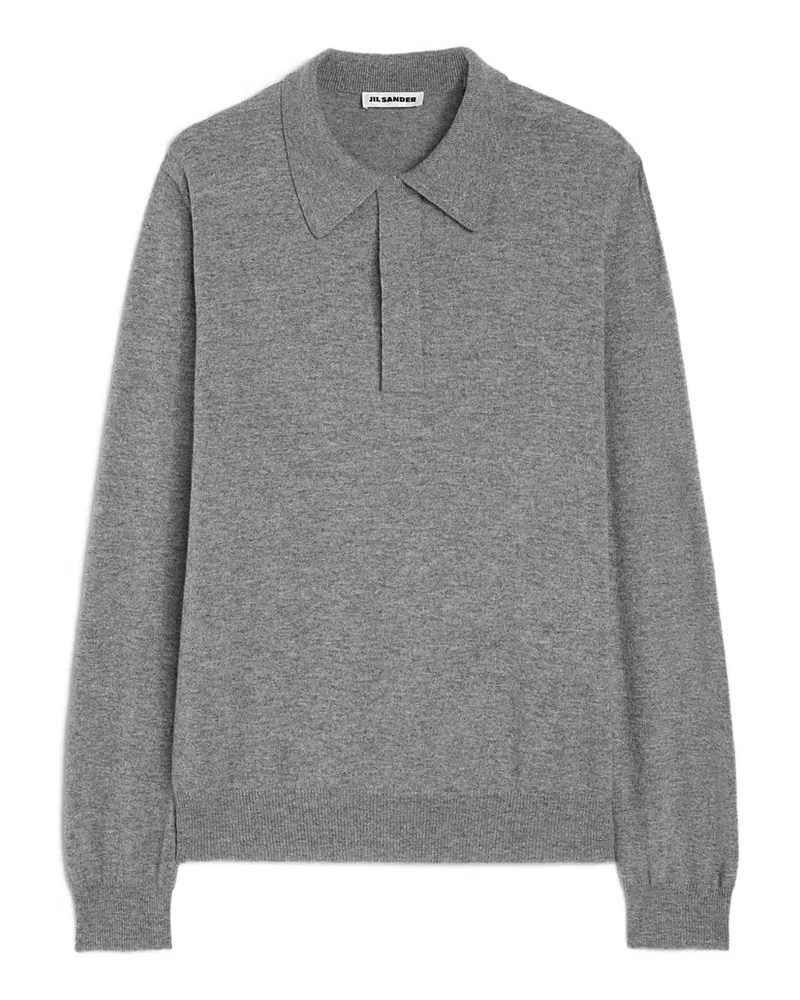 Jil Sander Klassisches Poloshirt - Grau Grau