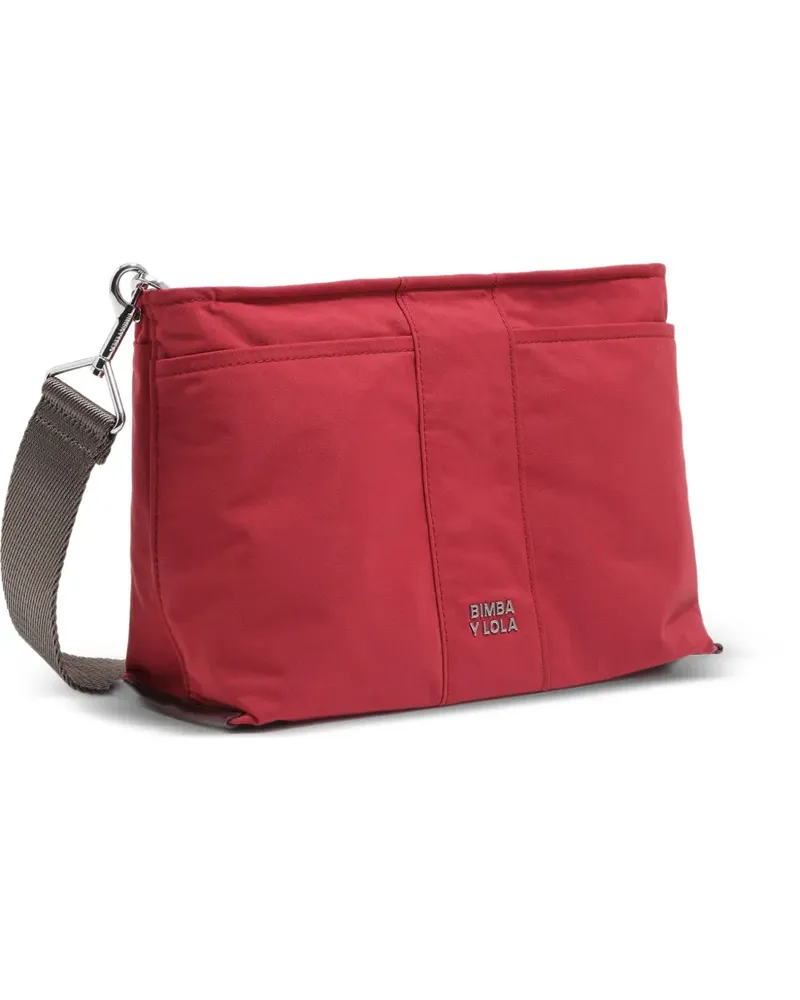 BIMBA Y LOLA Mittelgroße Trapezium Umhängetasche - Rot Rot