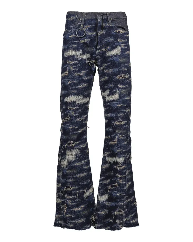 minus Jeans im Distressed-Look - Blau Blau