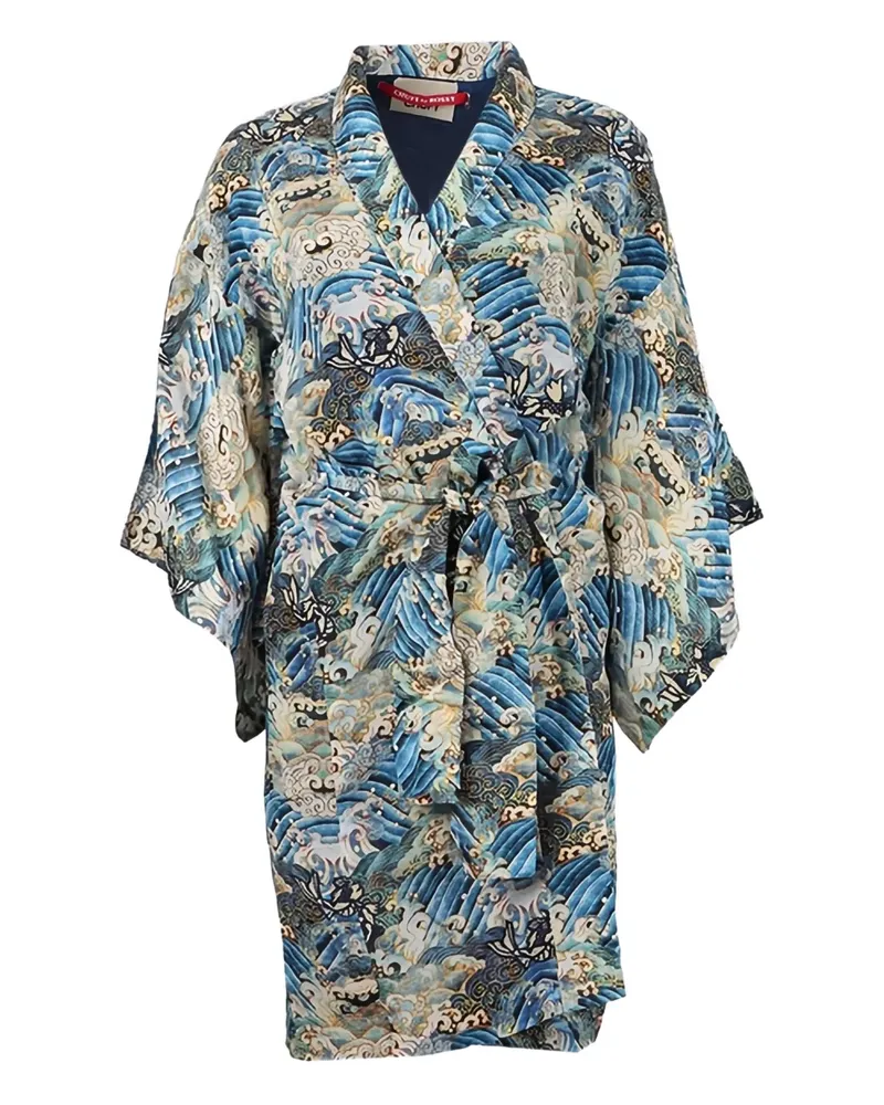 Chufy Susu short belted coat - Blau Blau