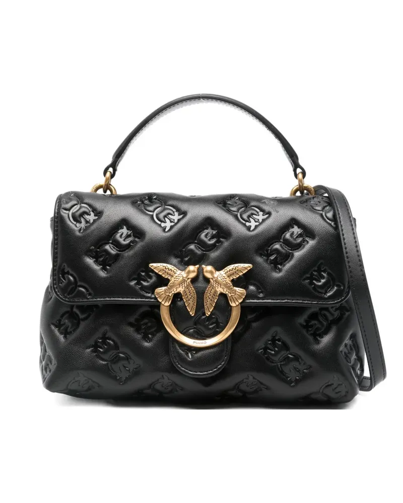 Pinko mini Love Lady tote bag - Schwarz Schwarz