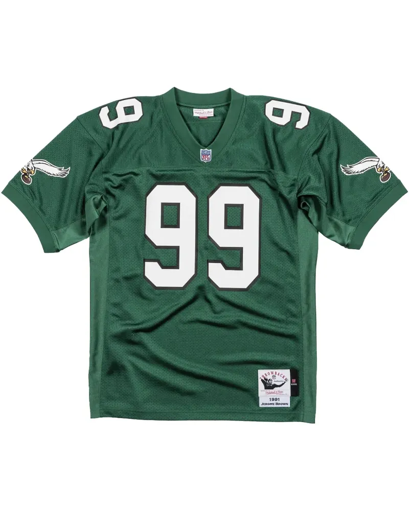 Mitchell & Ness 1990 Jerome Brown Philadelphia Eagles Legacy Player Trikot - Grün Grün