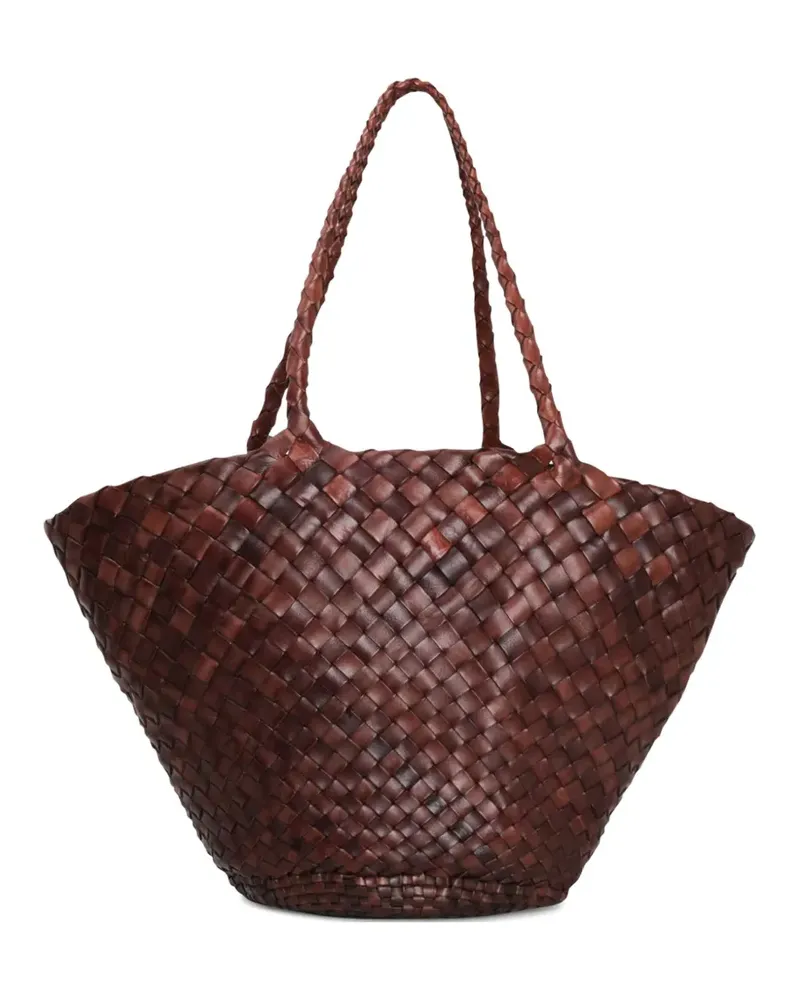 Dragon Diffusion Gewebte Egola Tote Bag - Braun Braun