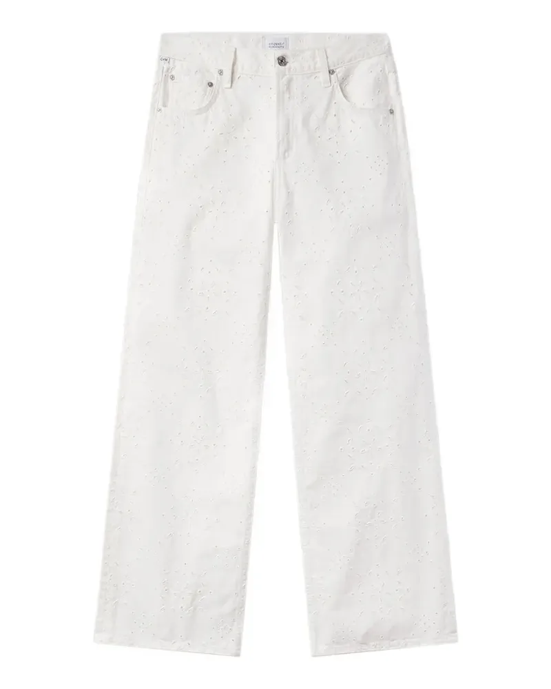 Citizens of humanity Lindz broderie-anglaise jeans - Weiß Weiß