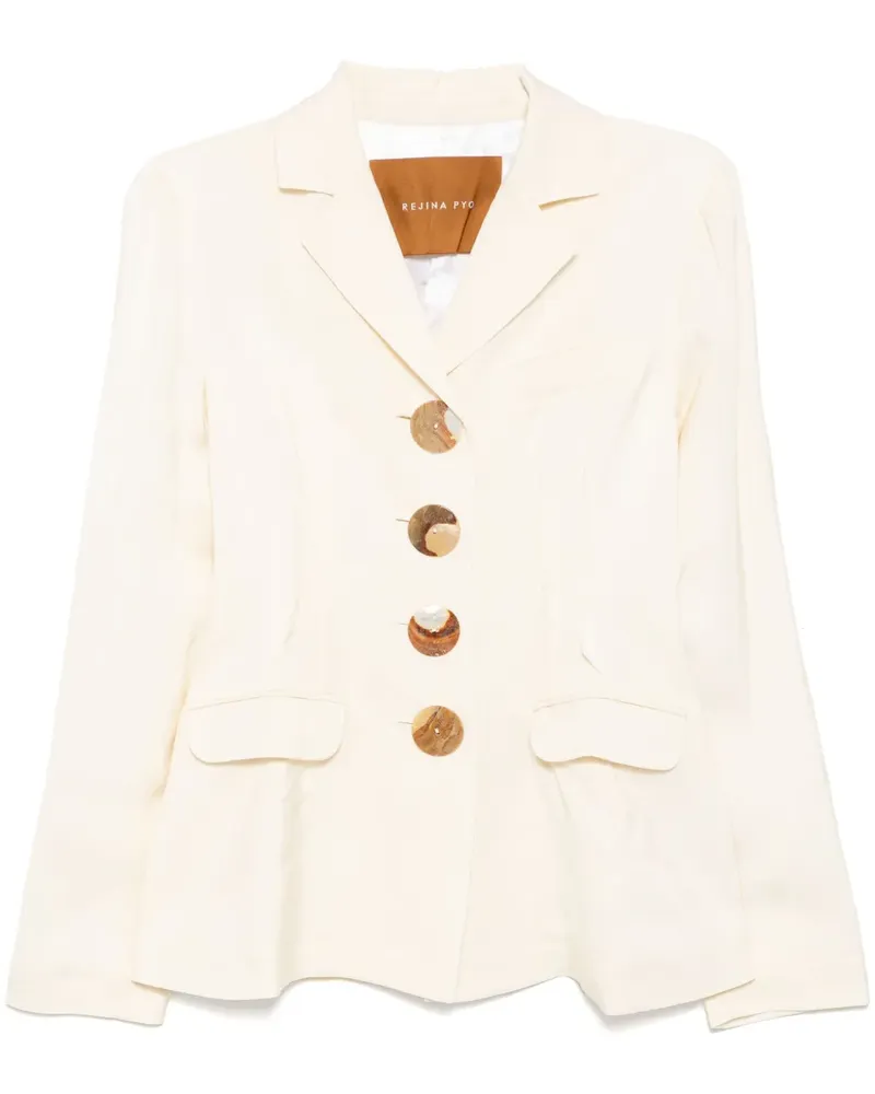 REJINA PYO Etta Blazer - Weiß Weiß