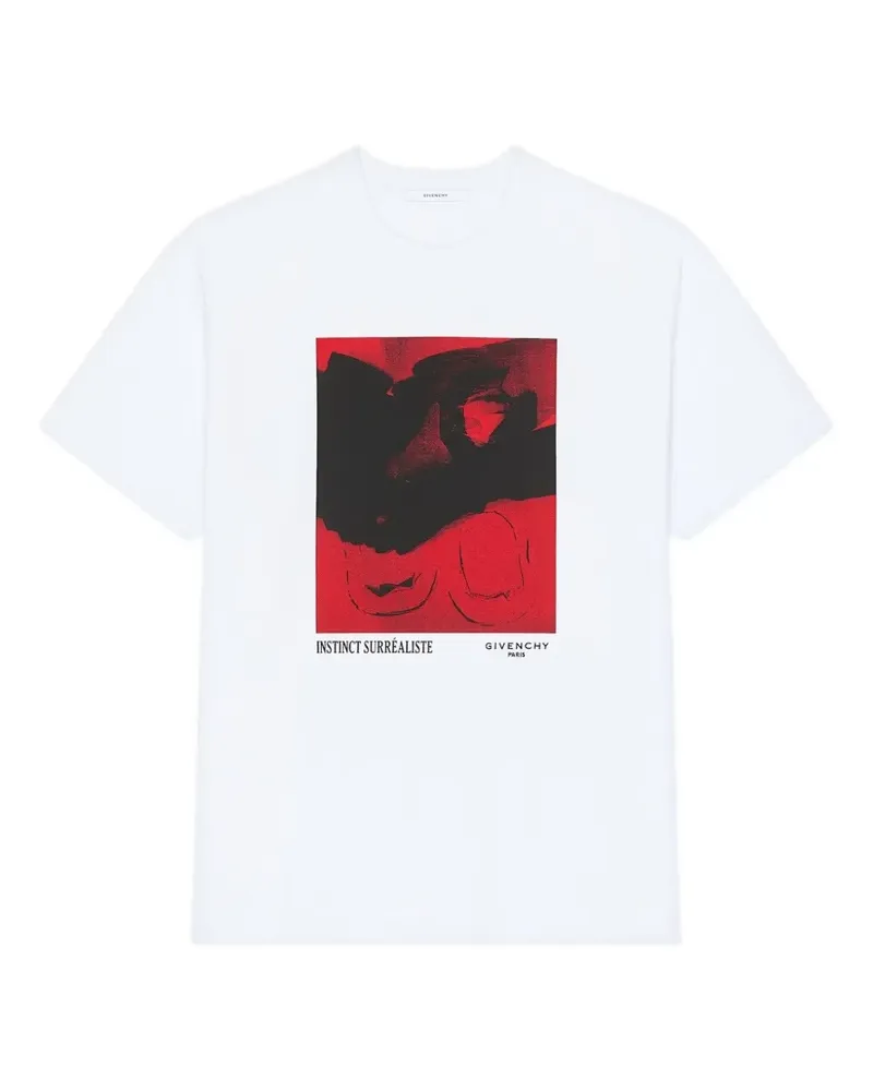 Givenchy T-Shirt mit grafischem Print - Weiß Weiß