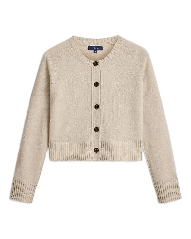 Soeur Virginia button-up cardigan - Nude Nude