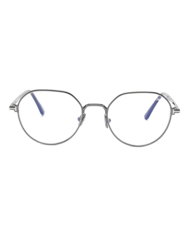 Tom Ford Brille mit ovalem Gestell - Grau Grau