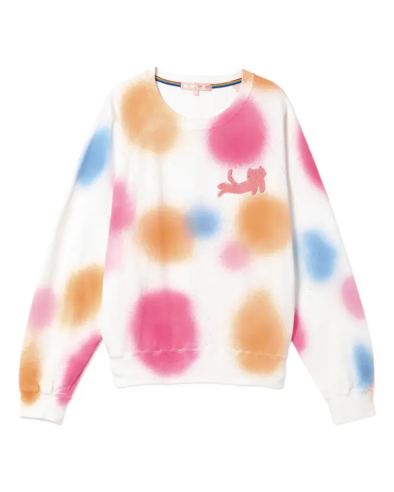 Tsumori Chisato Pullover mit Polka Dots und Raglanärmeln - Rosa Rosa