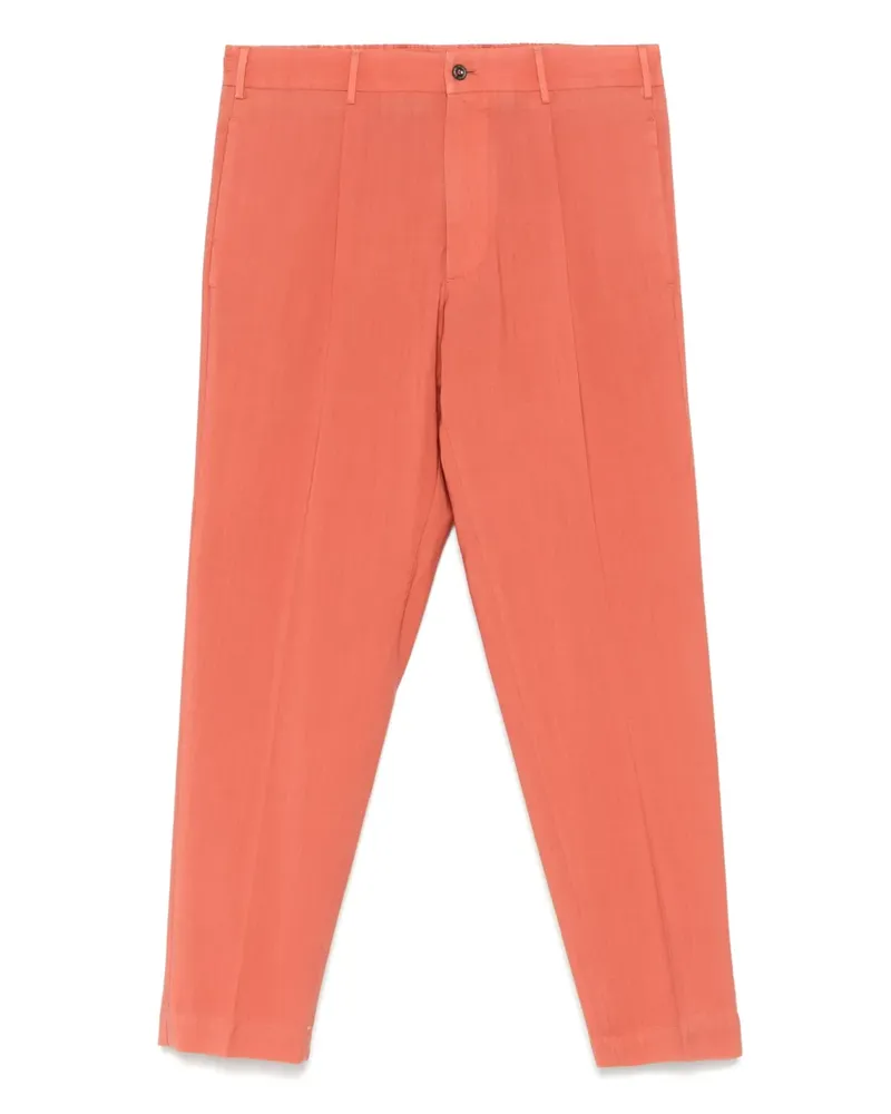 Biagio Santaniello Hose mit Bügelfalten - Orange Orange