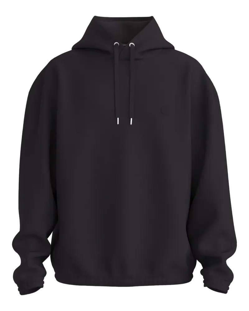 HUGO BOSS Hoodie mit Double B-Monogramm - Schwarz Schwarz