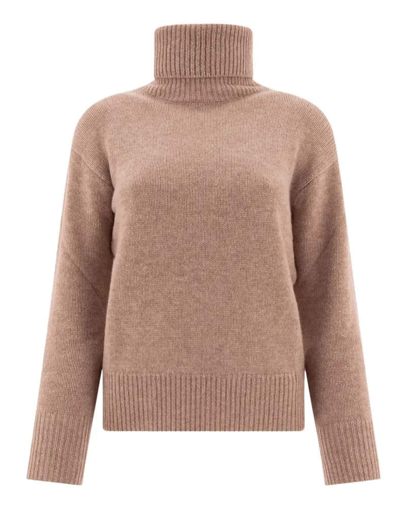 Inès de la Fressange Gerippter Rollkragenpullover - Nude Nude