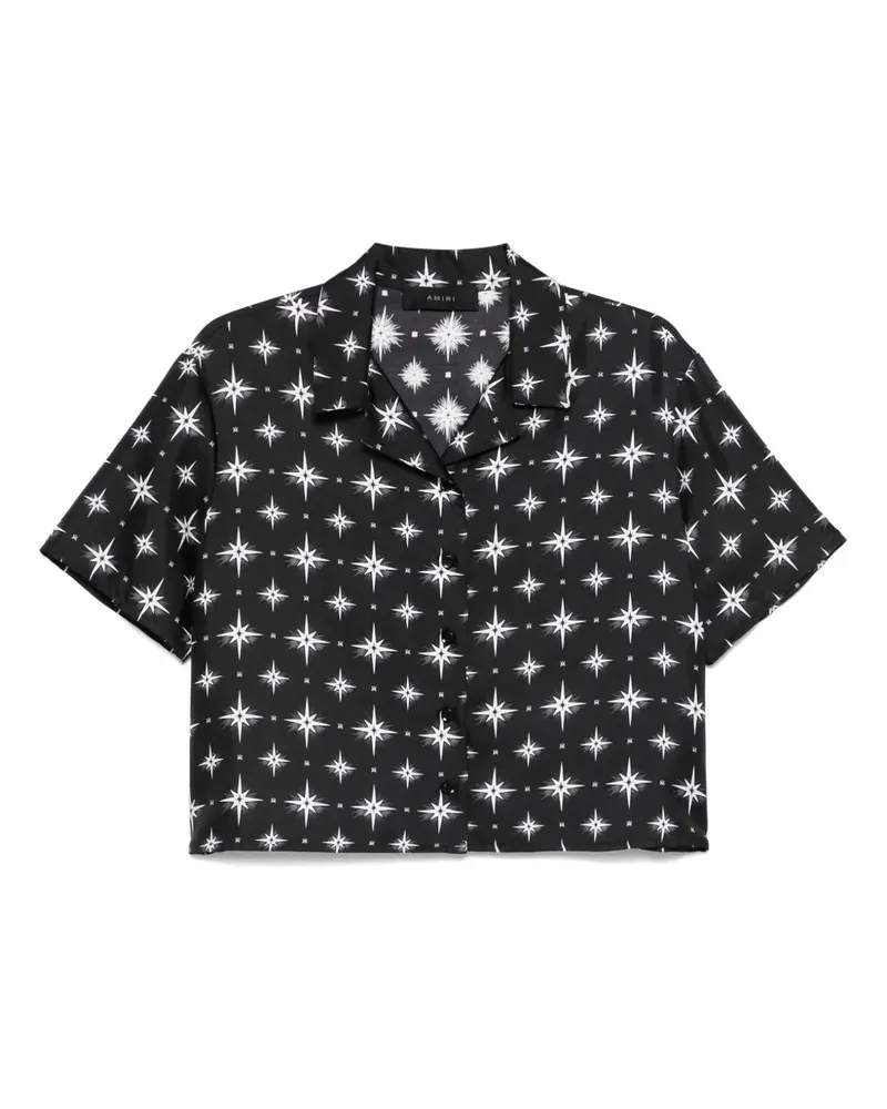 Amiri Starburst Hemd - Schwarz Schwarz