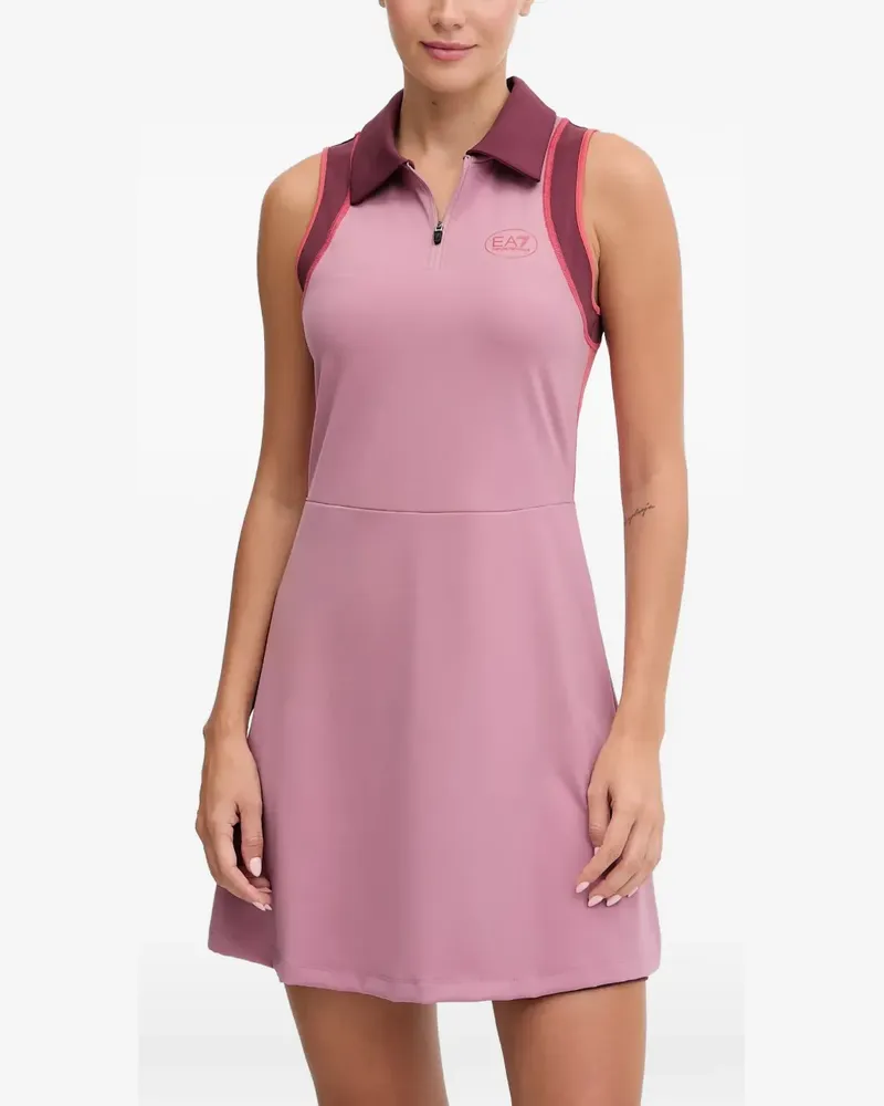 EA7 half-zip shorts set - Rosa Rosa