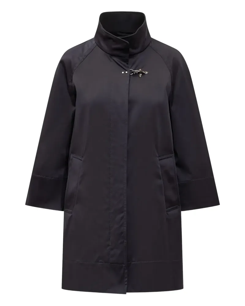 Fay Oversized-Jacke mit Stehkragen - Blau Blau