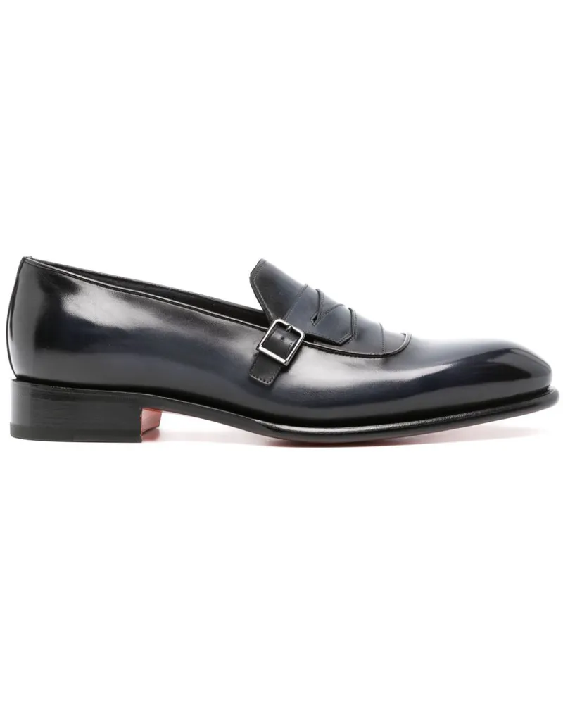 Santoni Klassische Monk-Schuhe - Blau Blau