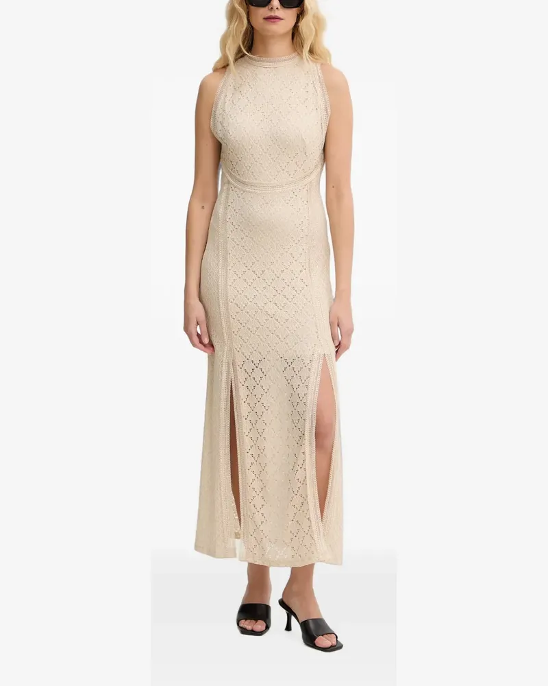 Guess Rückenfreies Midikleid - Nude Nude