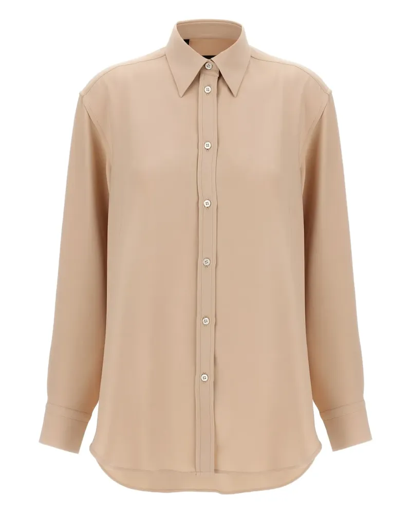 Brioni Hemd aus Seide - Rosa Rosa