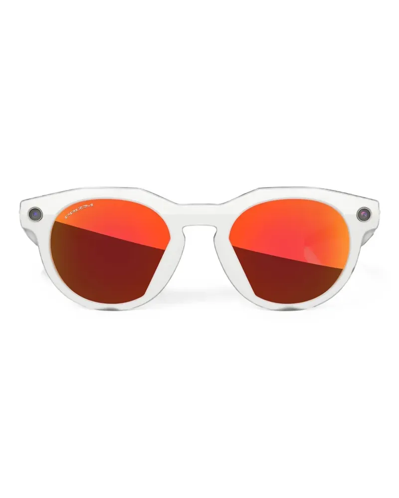 Oakley Sonnenbrille mit geometrischem Gestell - Weiß Weiß