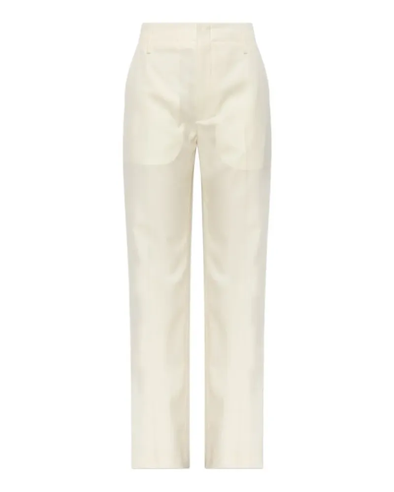 Kenzo pressed-crease tailored trousers - Nude Nude
