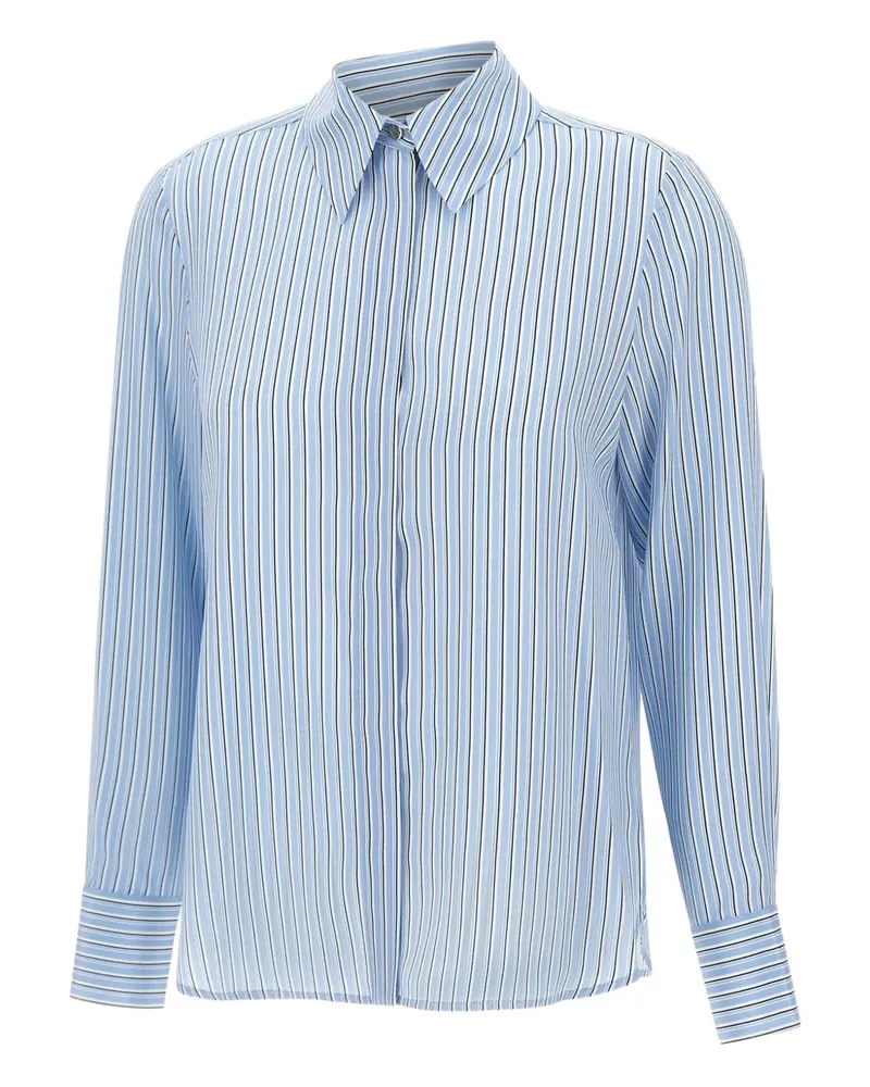 Max Mara Gestreiftes Hemd - Blau Blau