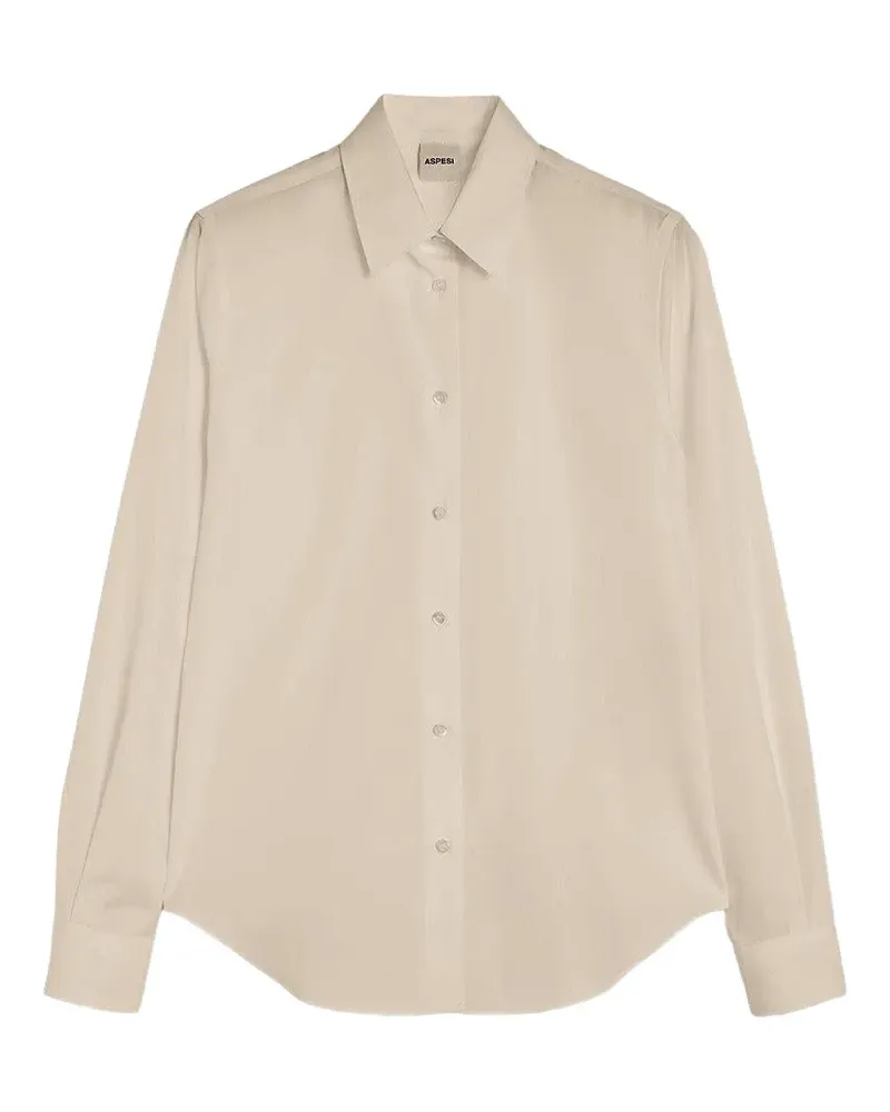 ASPESI long-sleeve button-down shirt - Nude Nude