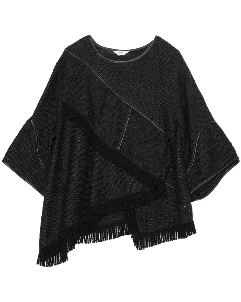 Muller of Yoshiokubo Slow Oberteil im Layering-Look - Schwarz Schwarz