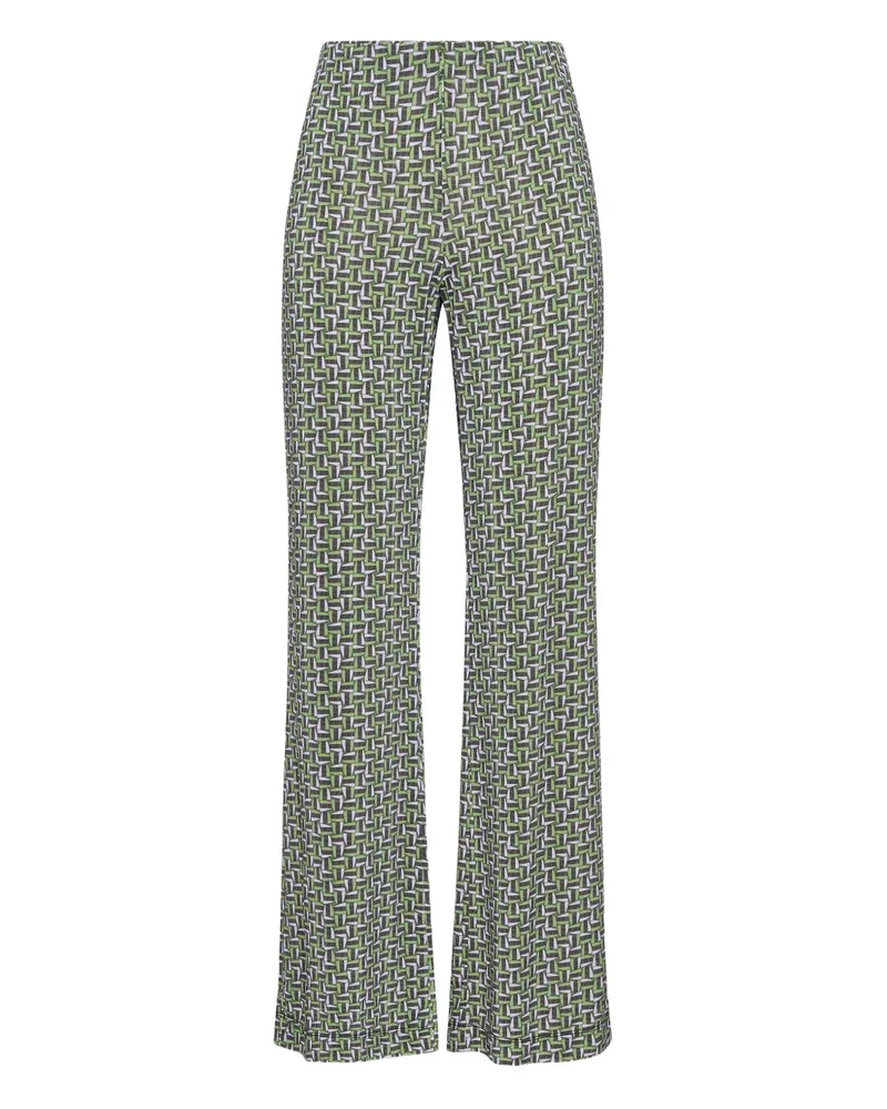 Maliparmi Hose mit geometrischem Muster - Grün Grün