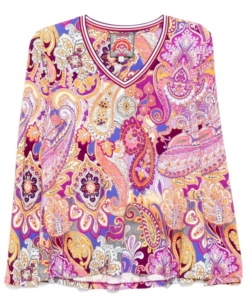Johnny Was The Janie Favorite T-Shirt - Violett Violett