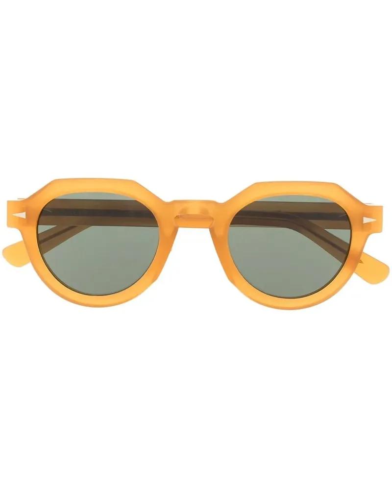 AHLEM Sonnenbrille mit rundem Gestell - Orange Orange