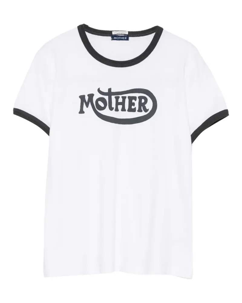 Mother logo-print T-shirt - Weiß Weiß