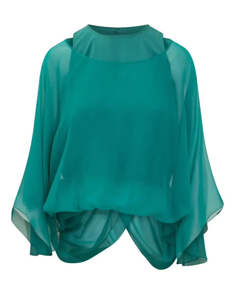 Alberta Ferretti Bluse aus Seide - Grün Grün