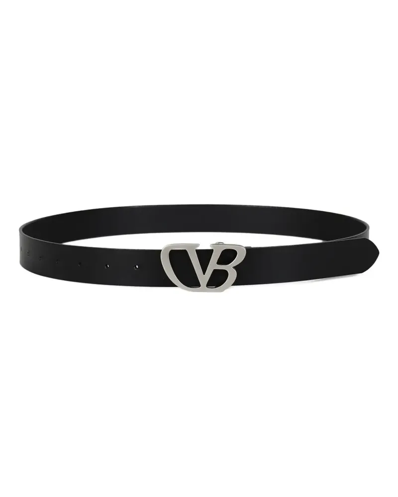 Doublet logo-buckle belt - Schwarz Schwarz