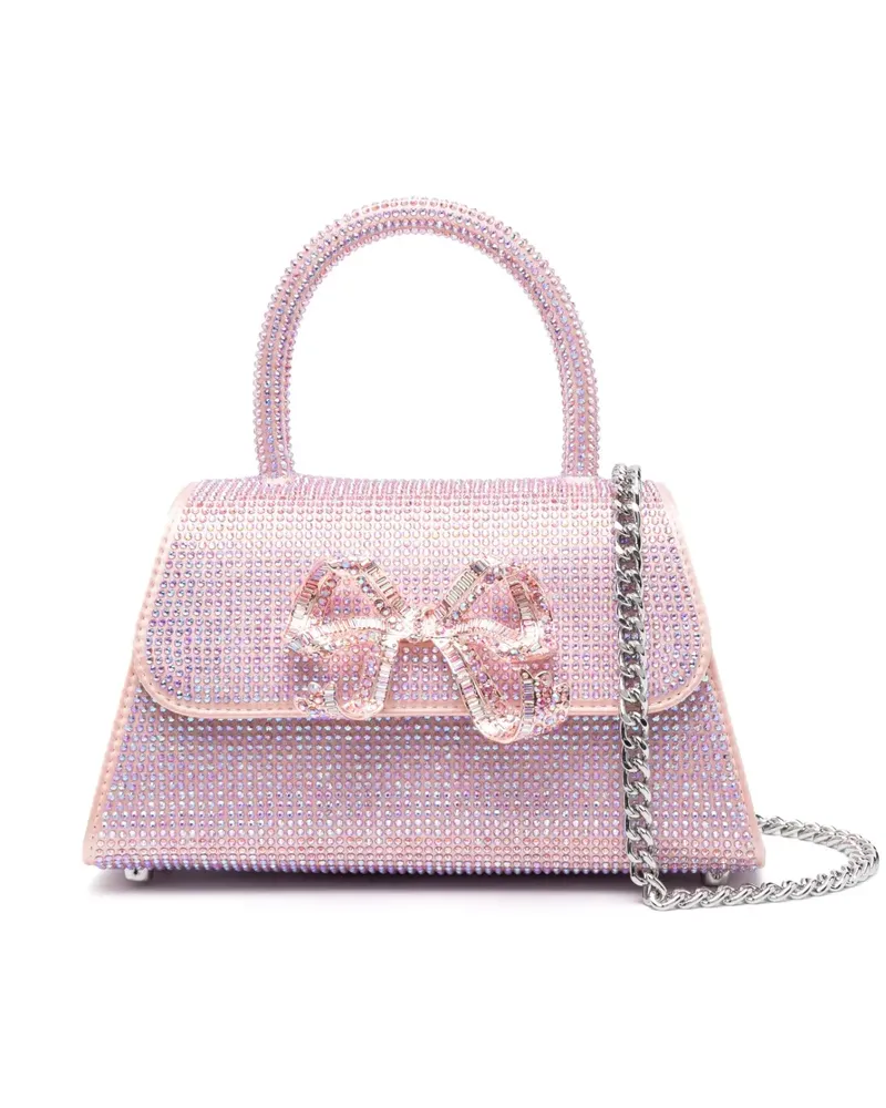 Self-Portrait Handtasche mit Kristallen - Rosa Rosa