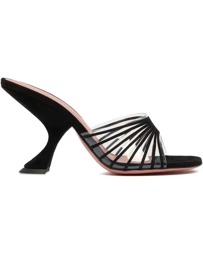 Amina Muaddi Mookie Sandalen 90mm - Schwarz Schwarz