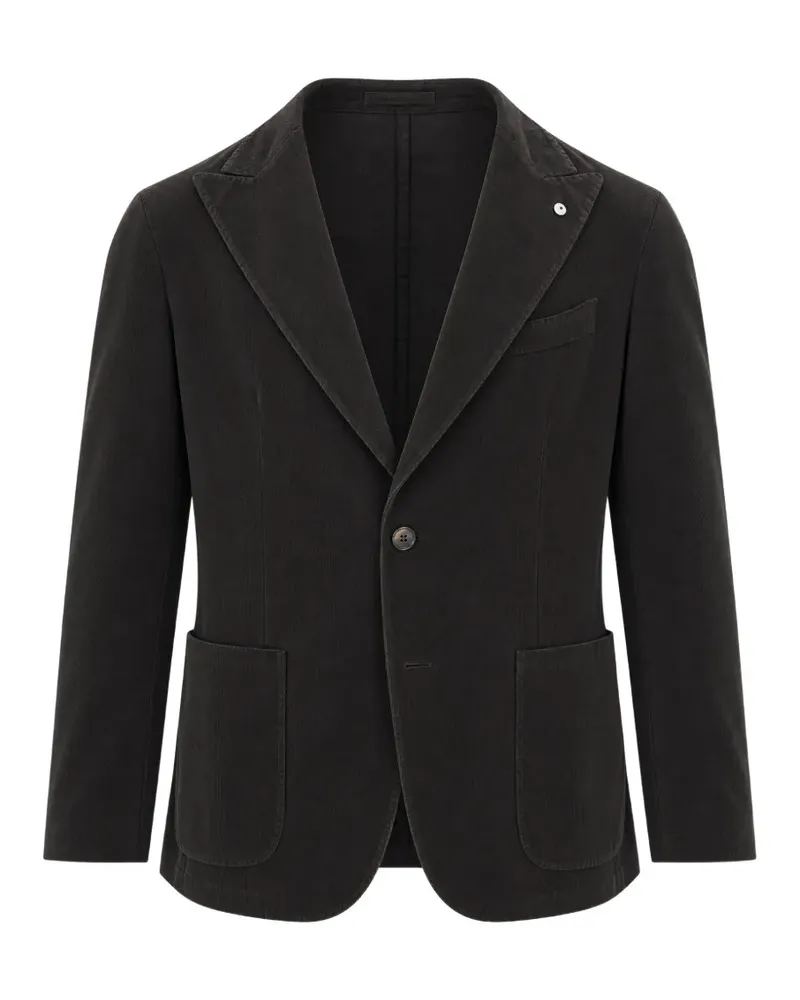 Luigi Bianchi Mantova corduroy blazer - Braun Braun